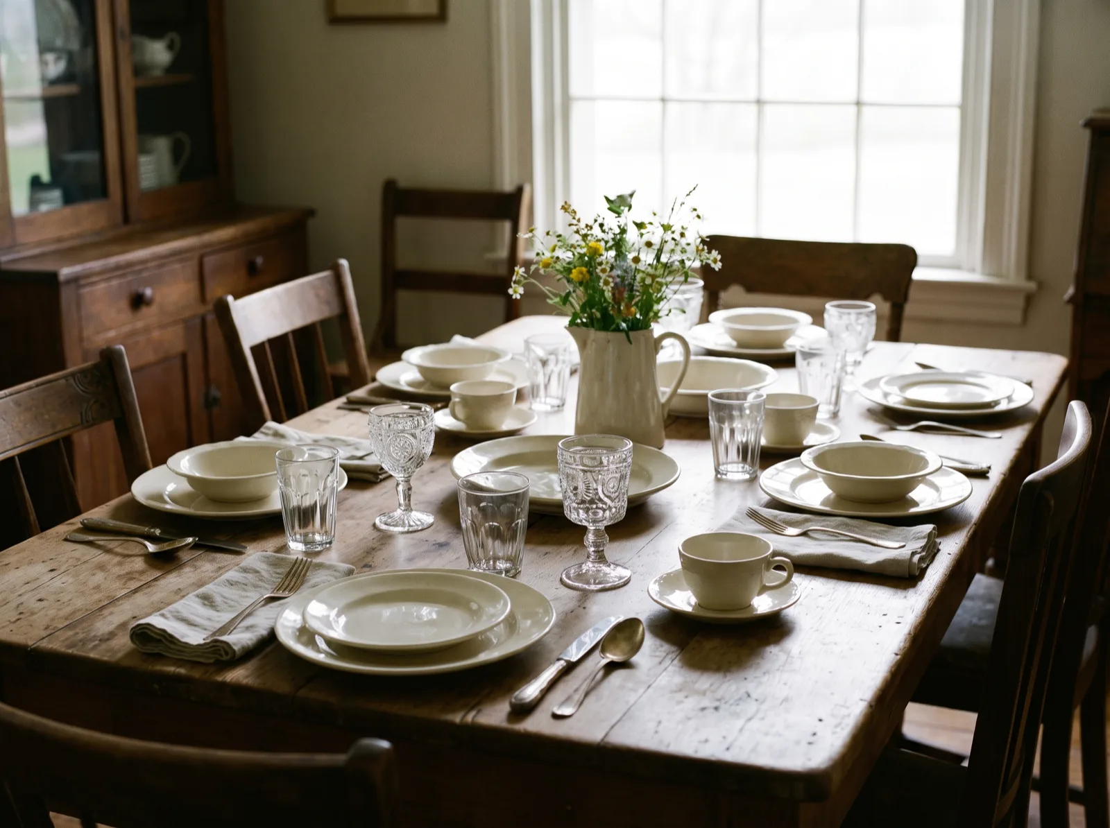 Property interior during a Ladue estate sale